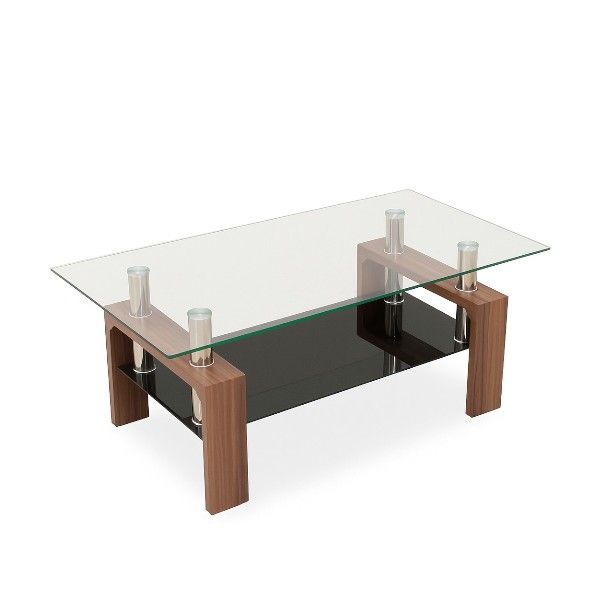 Mesa de Centro WoodGlass C 1100 x L 550 x A 420 