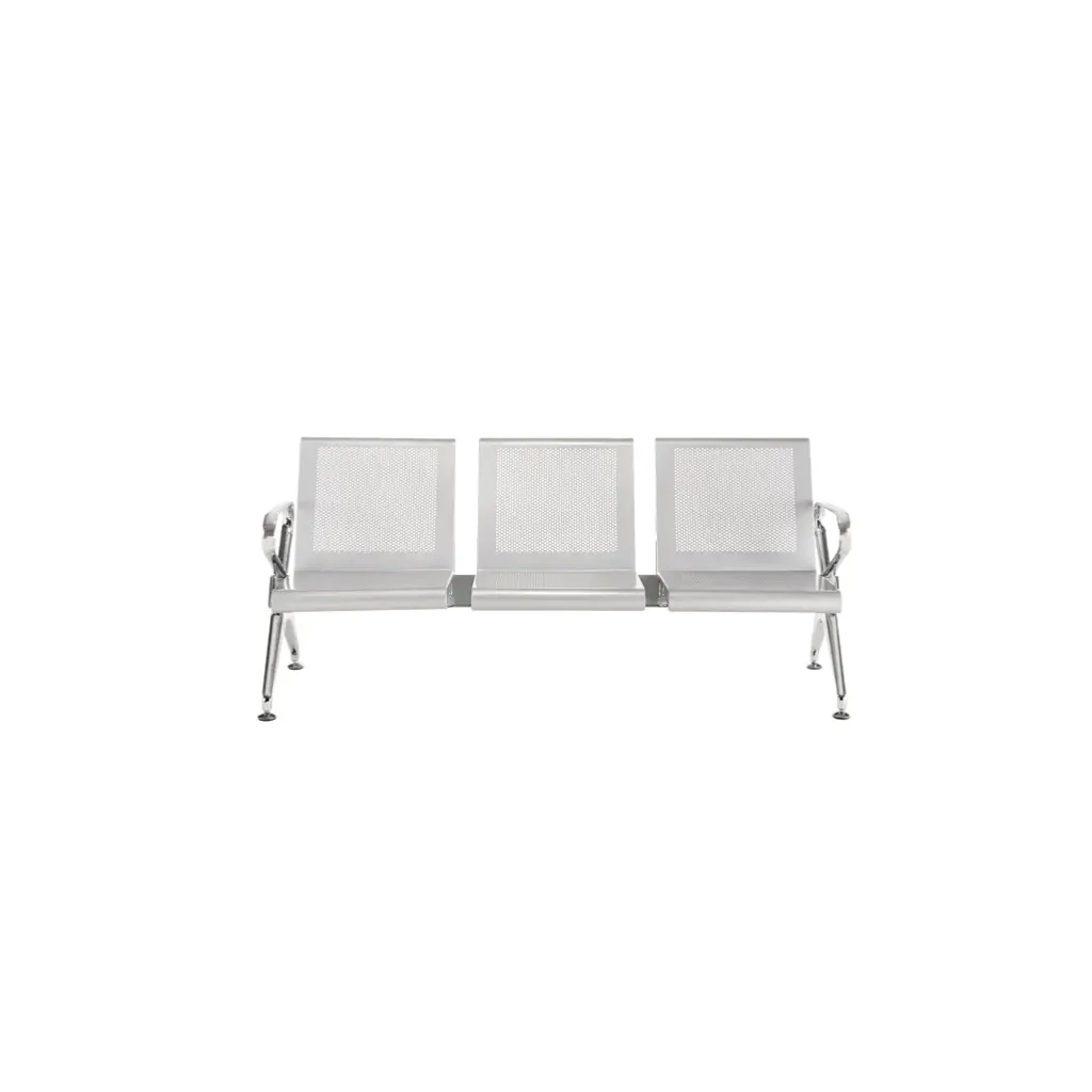 Banco Cromado Deluxe 3 lugares