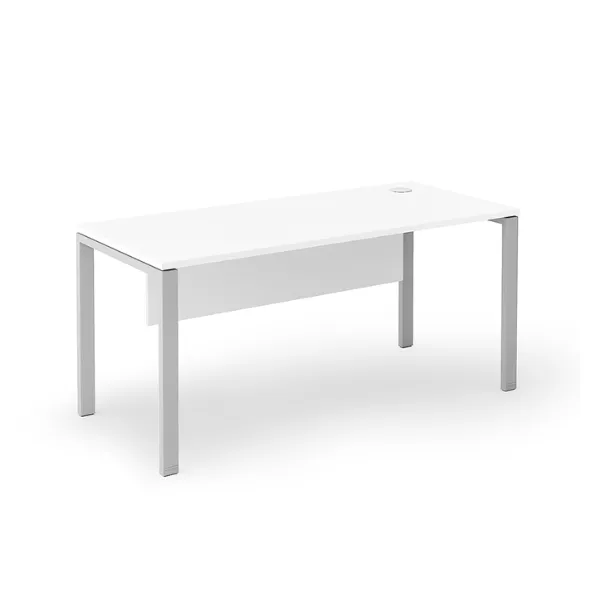 Secretária Individual EATON (1200 x 600 x 750 mm, Preto, Branca)