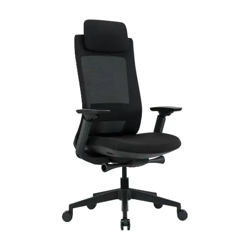 Cadeira Bene Highback - Base em Nylon - Braços 3D